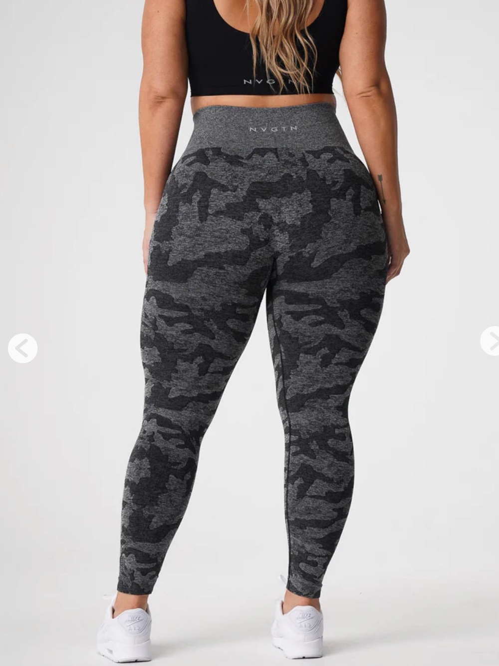 NVGTN Grey Camo Seamless Leggings